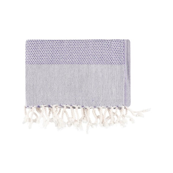 Pătură de plajă mov lavandă din bumbac 90x175 cm Retro – Foutastic-image-2