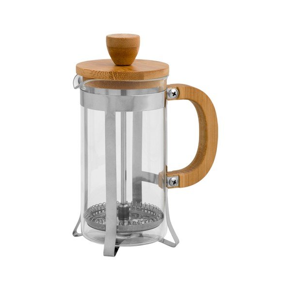 Presă franceză din metal Brandani Bamboo, 350 ml