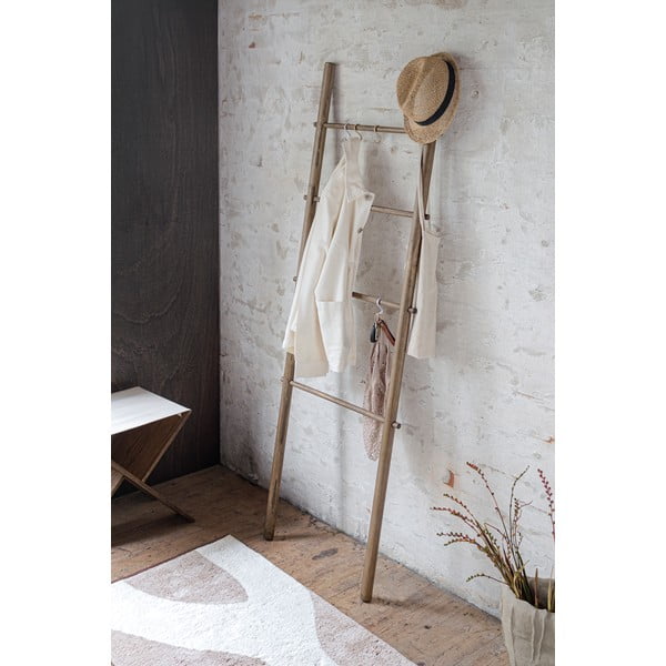 Suport tip scară pentru prosoape maro din lemn Roots – Mette Ditmer Denmark-image-1