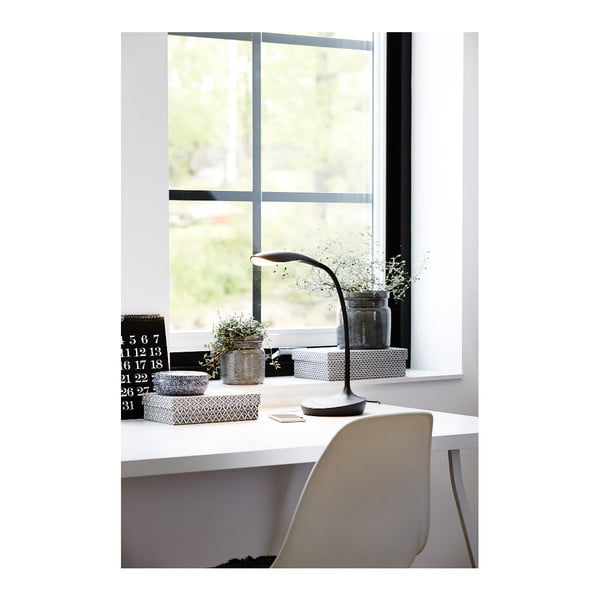 Veioză cu USB Markslöjd Swan, negru-image-3