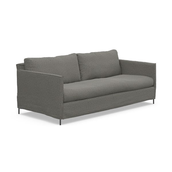 Canapea gri închis 198 cm Petito – Furninova -image-1