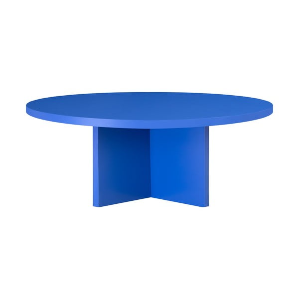 Măsuță de cafea albastră rotundă ø 100 cm Pausa – Really Nice Things-image-4