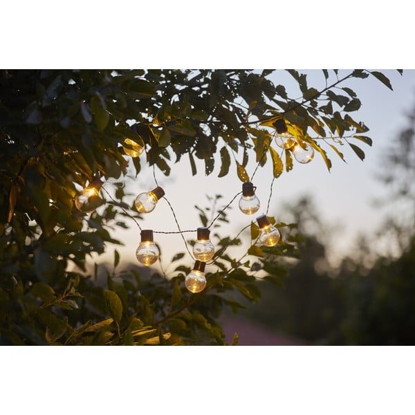 Șirag luminos solar pentru exterior Star Trading Partaj Solar Chain, 10 lumini, lungime 1,8 m-image-2