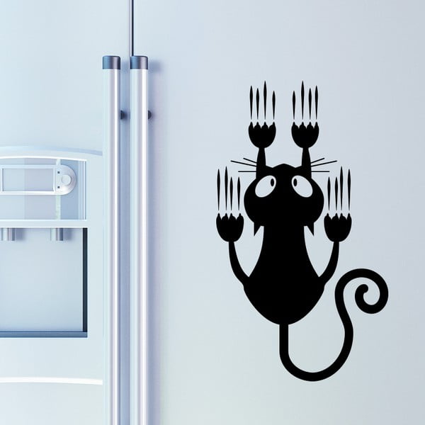 Autocolant Ambiance Sliding Cat-image-2