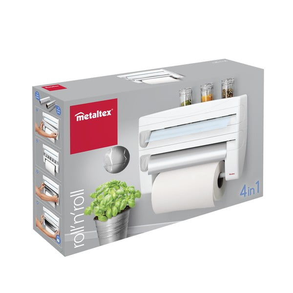Suport pentru prosoapele de bucătărie și alte accesorii Metaltex, lungime 38 cm-image-2