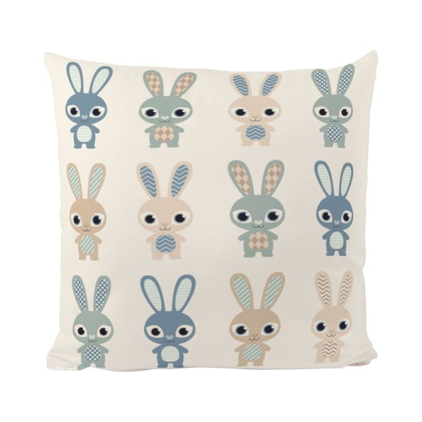 Pernă Rabbit Group, 50x50 cm