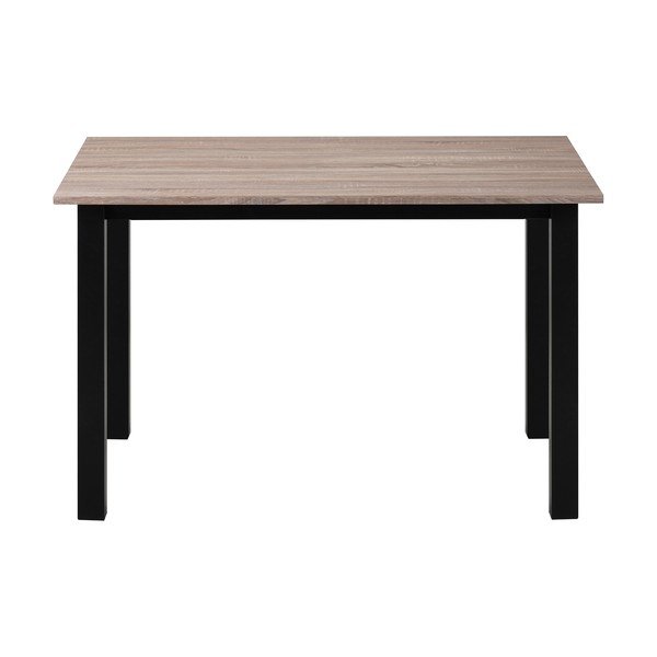 Masă de dining cu blat cu aspect de lemn de stejar 80x120 cm Durham – Støraa-image-4