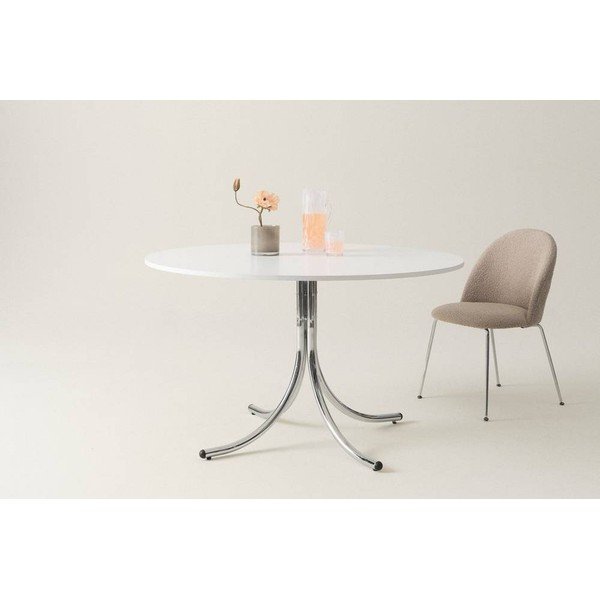 Masă de dining rotundă din metal ø 130 cm Chipley – Jotex-image-2