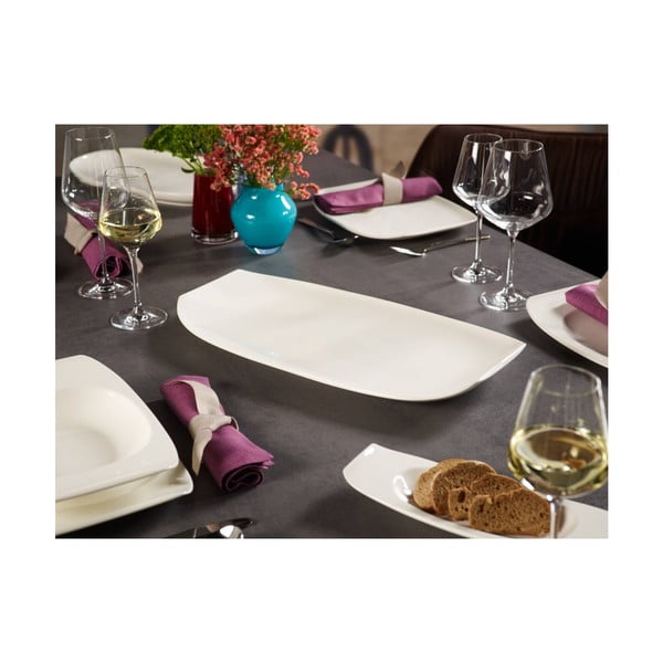 Farfurie din porțelan Villeroy & Boch Urban Nature, 50 x 25 cm, alb-image-2