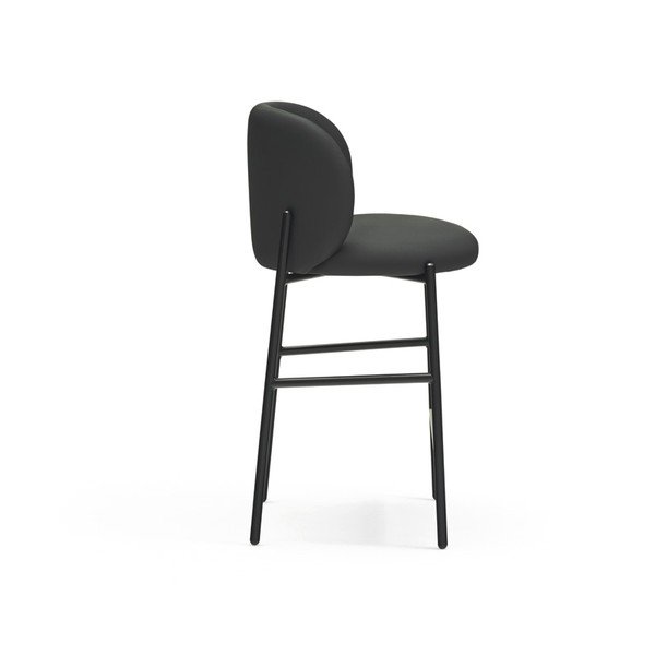 Scaun de bar negru tapițat Mogi – Teulat-image-3