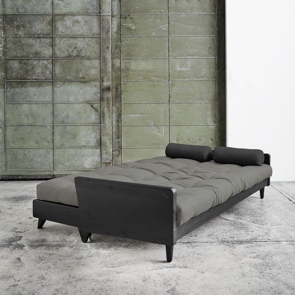 Canapea extensibilă Karup Indie Black/Granite Grey/Dark Grey-image-2