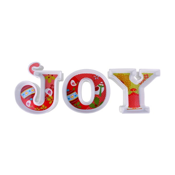 Set 3 farfurii cu motive de Crăciun Silly Design Joy