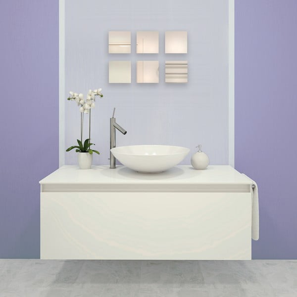 Oglinzi 6 buc. de perete 10x10 cm – MSV-image-2