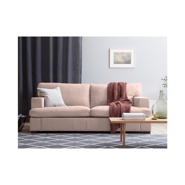 Canapea Windsor & Co Sofas Charles, roz deschis, 170 cm-image-1
