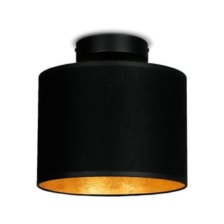 Plafonieră Sotto Luce Mika XS CP, ⌀ 20 cm, negru - auriu