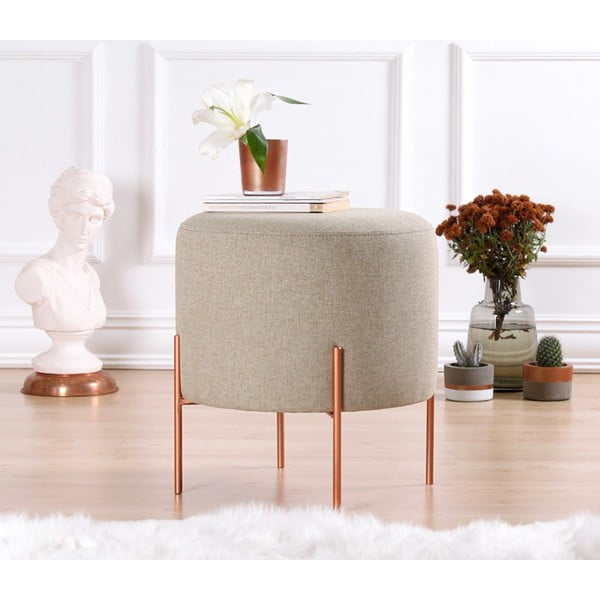 Taburet bej Copper – Artie-image-1