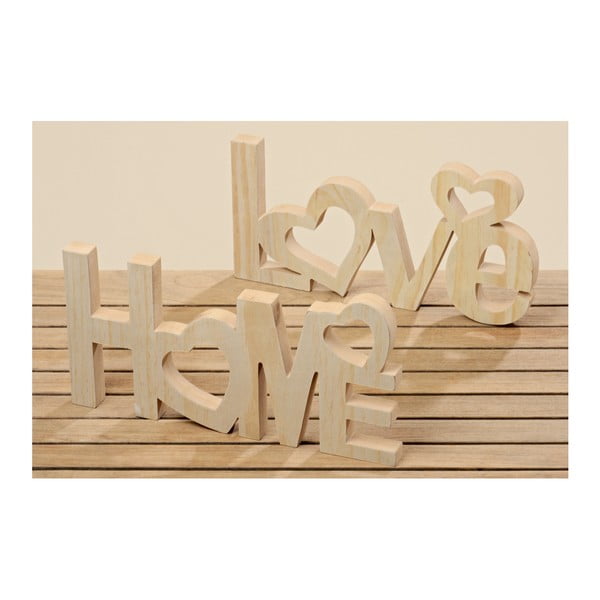 Set de 2 inscripții decorative, Boltze Home, Love