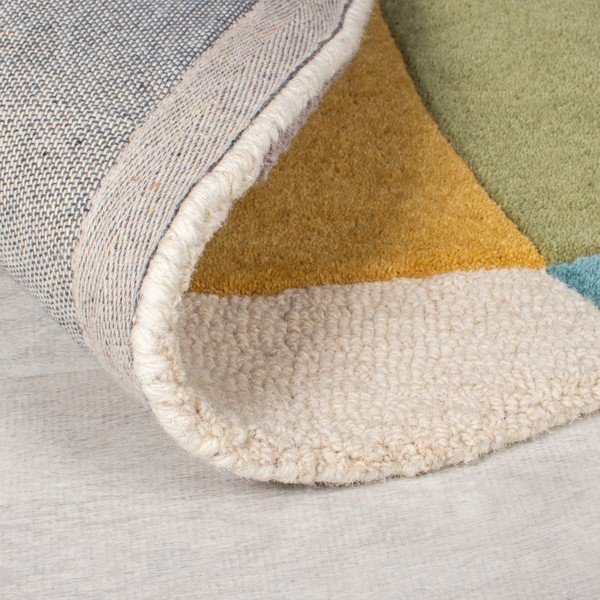 Covor țesut manual rotund din lână ø 160 cm Glow Multi – Flair Rugs-image-3