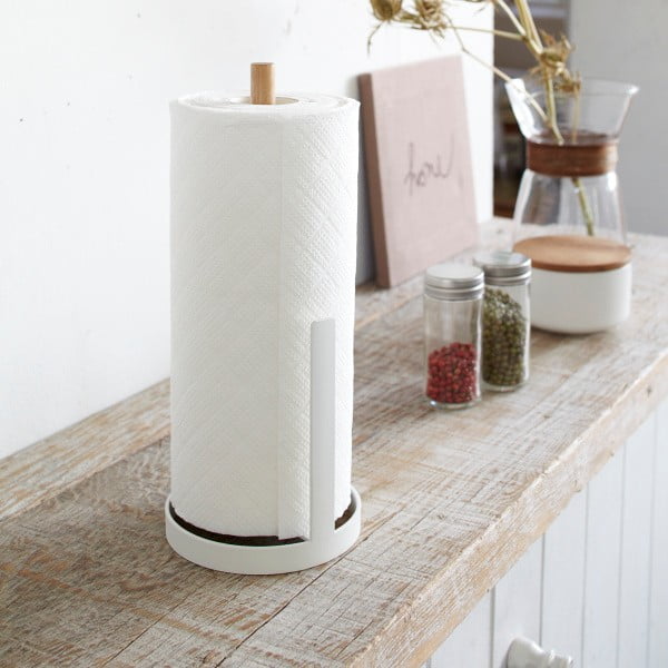 Suport prosoape de hârtie YAMAZAKI Tosca, alb-image-3