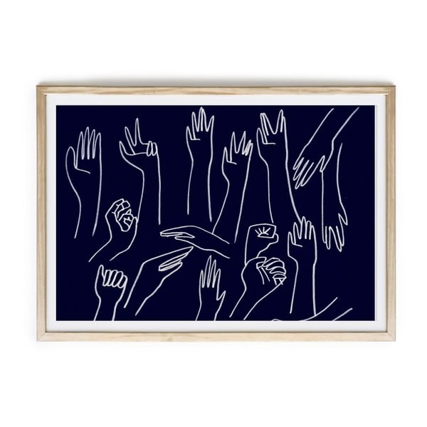 Tablou Velvet Atelier Hands, 60 x 40 cm