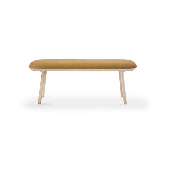 Bancă EMKO Naïve, 140 cm, galben-natural-image-2