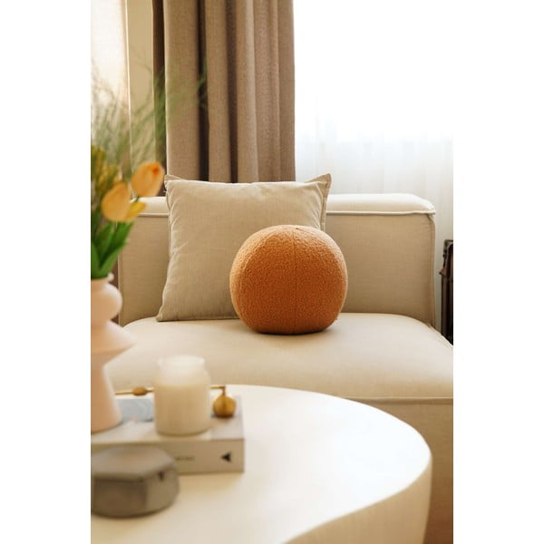 Pernă decorativă din material bouclé ø 25 cm Top – Mioli Decor-image-2