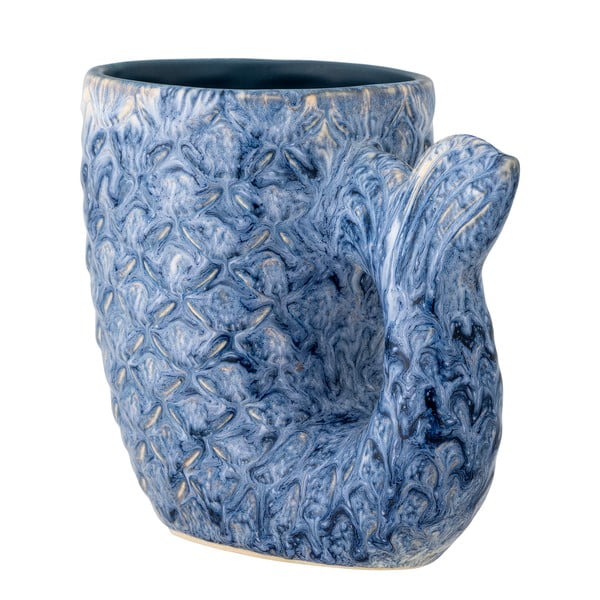 Vază albastră din gresie (înălțime 12 cm) Ariella – Bloomingville-image-3