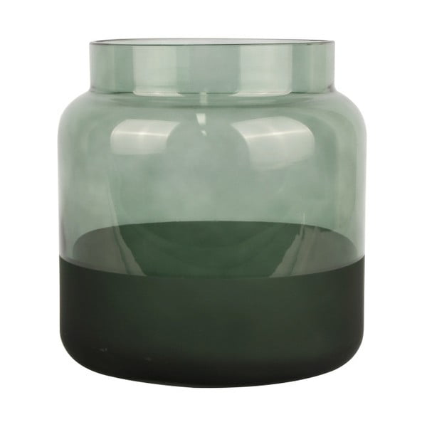 Vază din sticlă PT LIVING Majestic, ⌀ 15 cm, verde