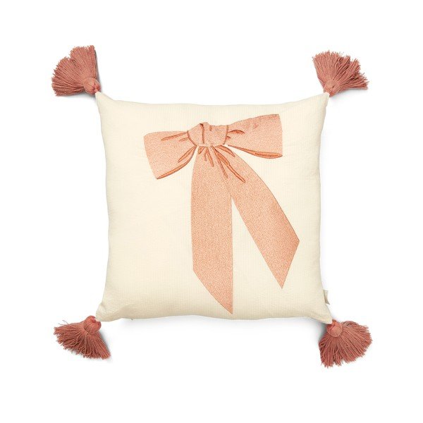 Pernă pentru copii din bumbac organic 35x35 cm Bows – Cam Cam Copenhagen