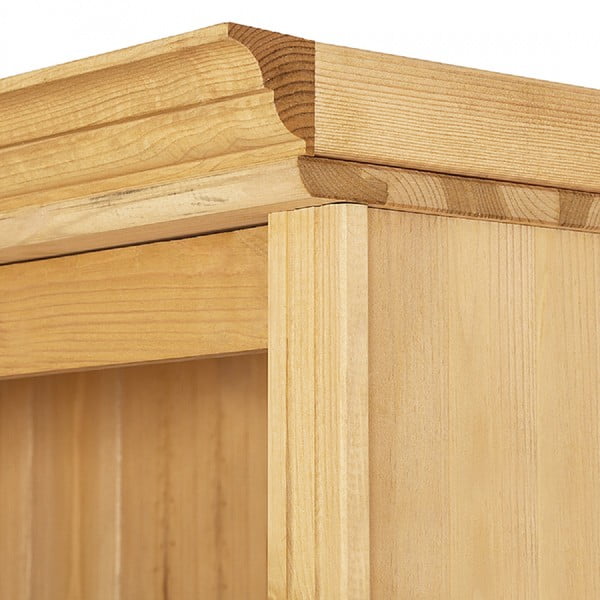 Bibliotecă în culoare naturală din lemn de pin 74x223x37 cm Anita – Støraa-image-4