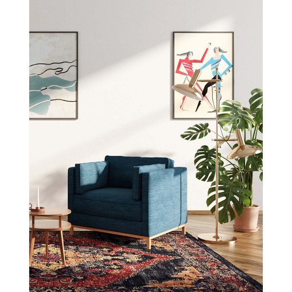 Fotoliu albastru închis de relaxare Celerio – Ame Yens-image-3