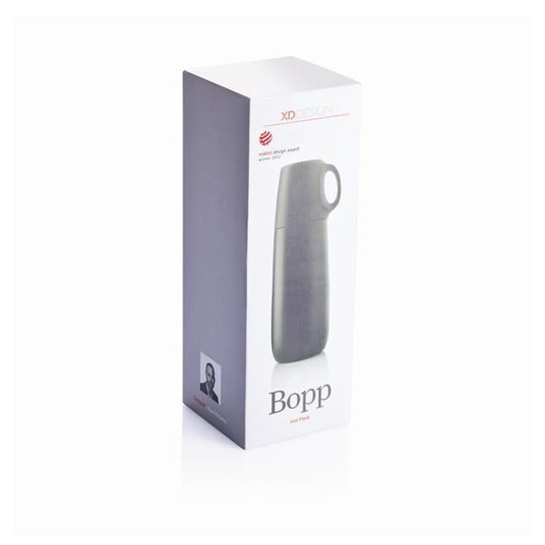 Termos cu cană XD Design Bopp, negru, 600 ml-image-1