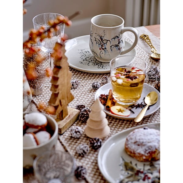 Bol de Crăciun bej din gresie ø 11,5 cm Hollie - Bloomingville-image-3