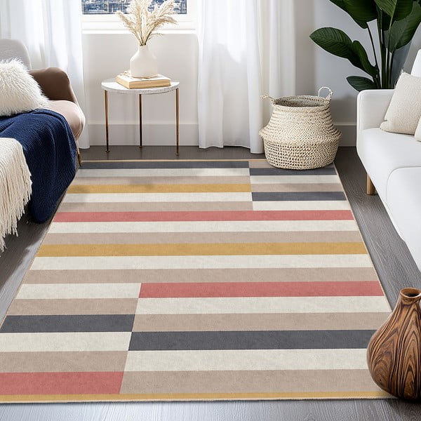 Covor lavabil 160x230 cm Rosy Bandas – Mila Home-image-4