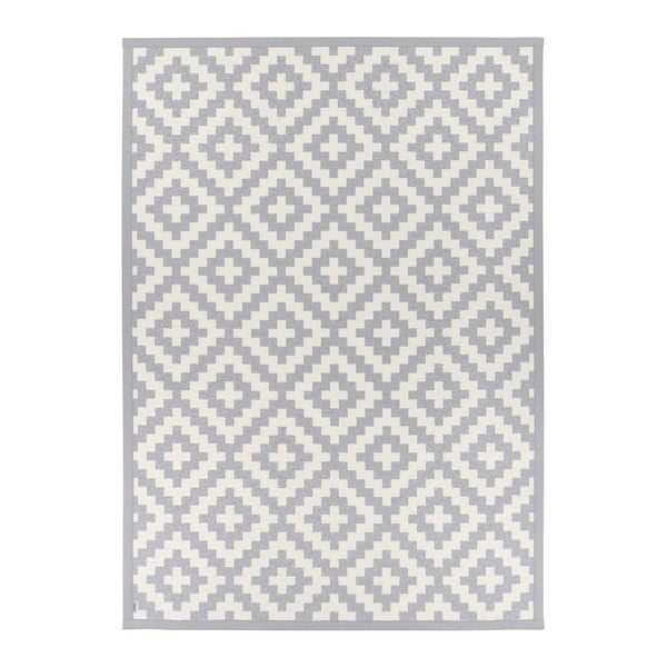 Covor reversibil Narma Viki Silver, 100 x 160 cm, gri deschis-image-1