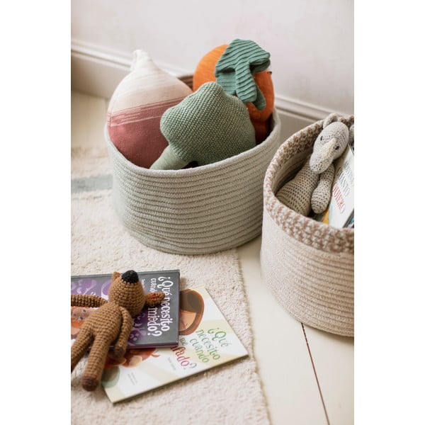 Covor albastru/crem lavabil/țesut manual din bumbac 90x130 cm Gastro Vintage Blue – Lorena Canals-image-4