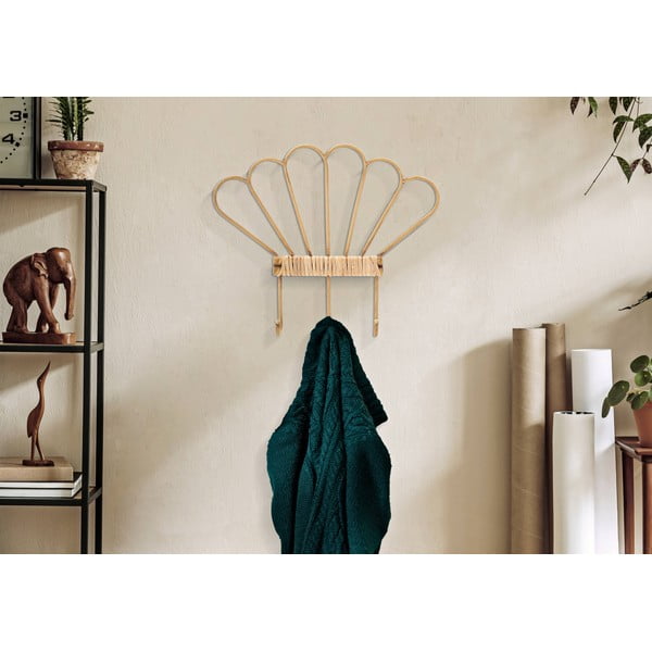 Cuier de perete în culoare naturală din metal Panama – Mauro Ferretti-image-1