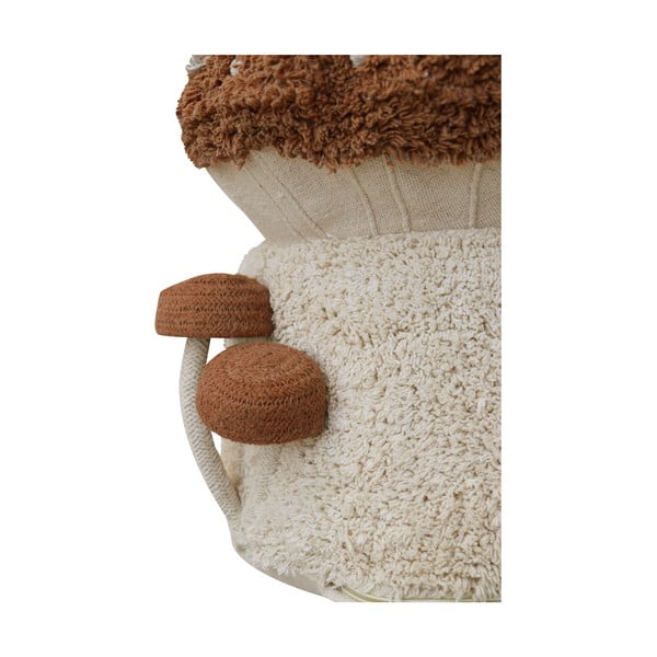 Fotoliu puf pentru copii cărămiziu/crem Boletus – Lorena Canals-image-3