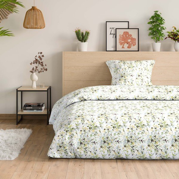 Lenjerie de pat single din bumbac AmeliaHome Averi Martinique, 135 x 200 cm-image-1