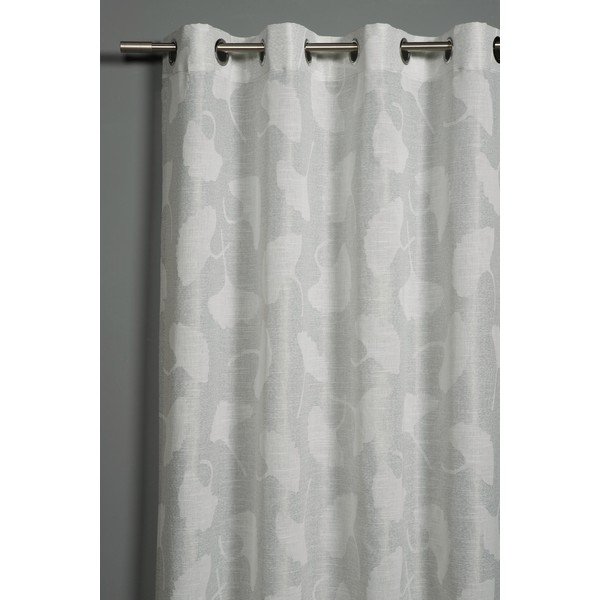 Draperie gri deschis din jacquard 140x245 cm Gingko – Sehlbach