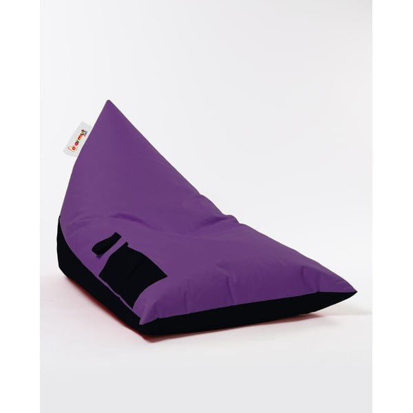 Fotoliu bean bag mov Pyramid – Floriane Garden-image-1