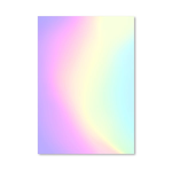 Poster Americanflat Holographic Texture, 30 x 42 cm