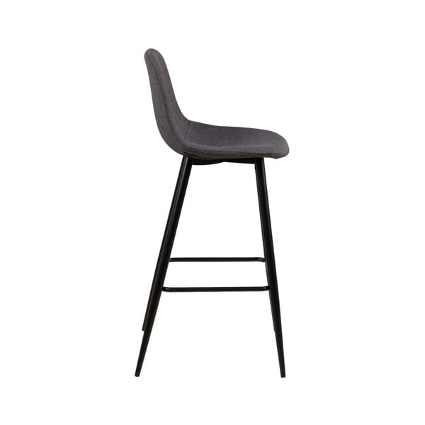 Scaun de bar negru/gri 101 cm Wilma – Actona-image-4