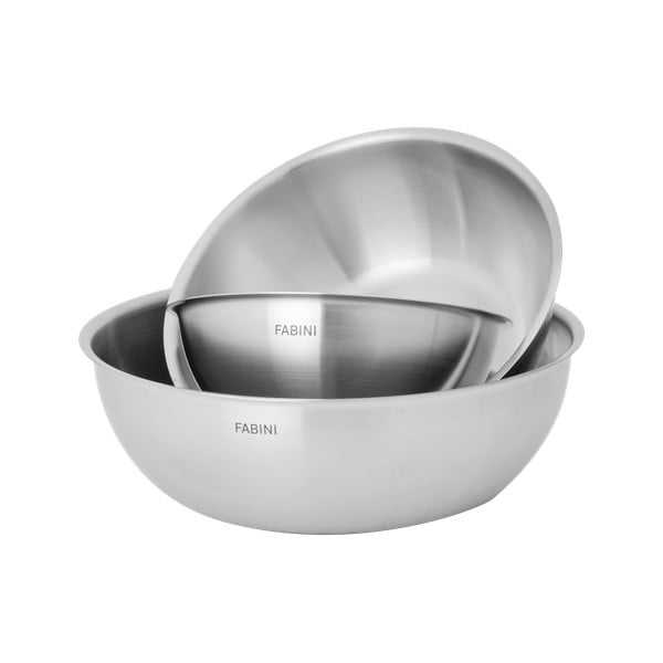 Boluri argintii 3 buc. din oțel inoxidabil ø 25,5 cm Lucca 3.0 – FABINI-image-3