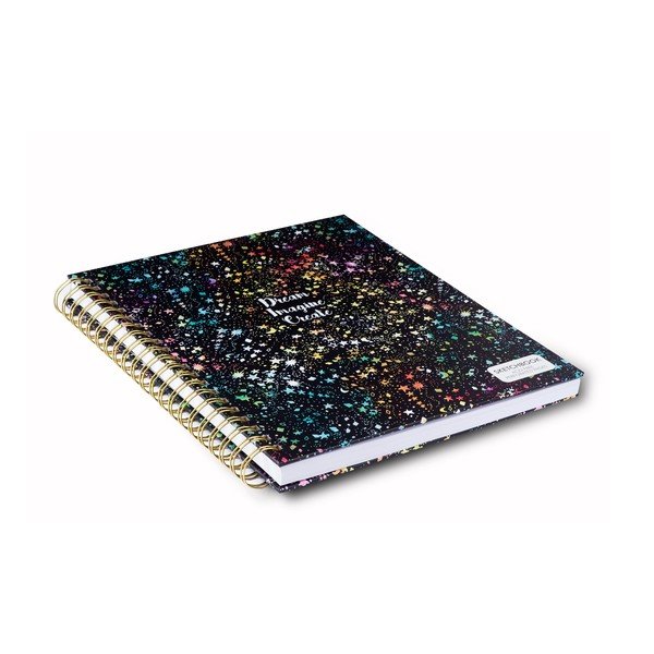 Caiet Tri-Coastal Design Dreams, 96 file, negru-image-4