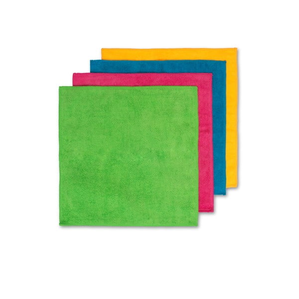 Lavete 4 buc. din microfibră Colors – Vileda-image-2