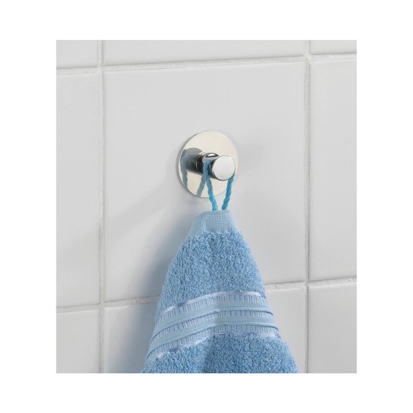 Cârlig autoadeziv pentru perete Wenko Savona, argintiu-image-1