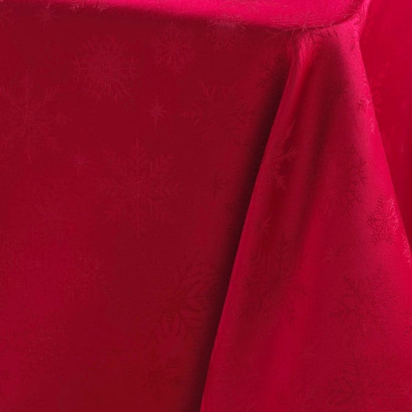 Față de masă din jacquard 140x300 cm  cu model de Crăciun Flocons – douceur d'intérieur-image-3