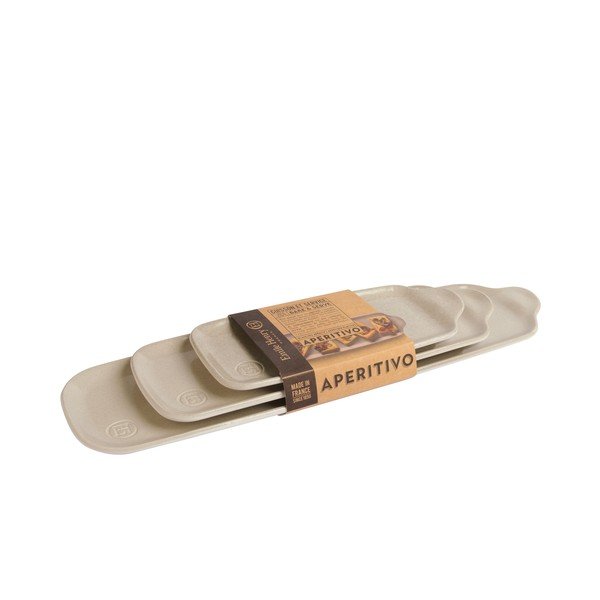 Set 3 platouri pentru servire Emile Henry Aperitivo, gri-image-1