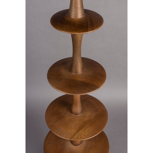 Lampadar crem/în culoare naturală închisă cu abajur textil (înălțime 179 cm) Cath – Dutchbone-image-3